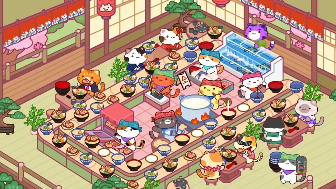 Cat Cooking Bar مهكر — لقطة شاشة 8