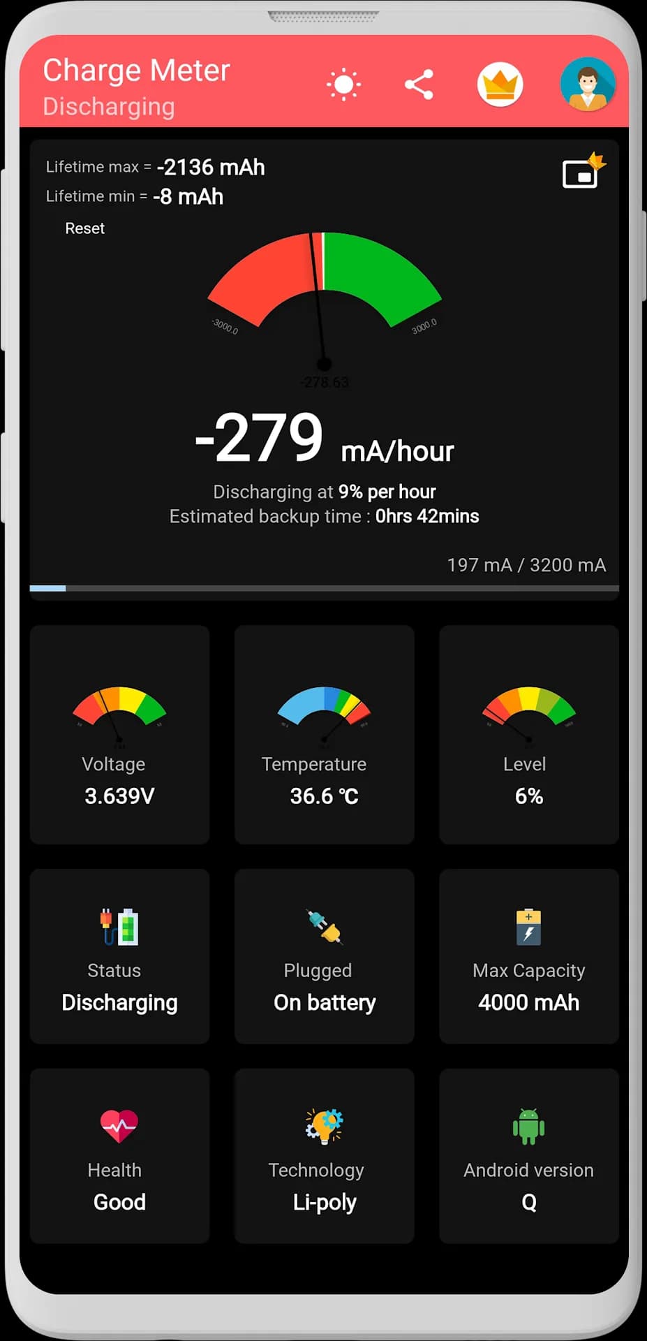 Charge Meter مهكر — لقطة شاشة 4