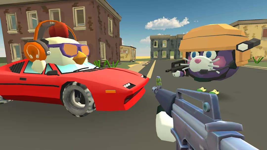 Chicken Gun مهكرة — لقطة شاشة 8