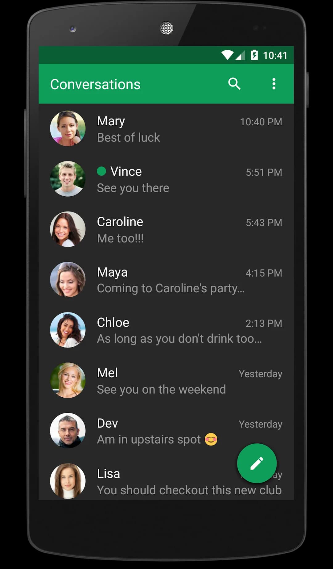 Chomp SMS مهكر — لقطة شاشة 2