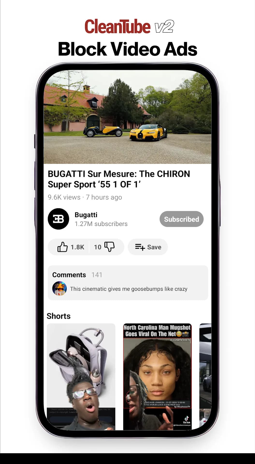 CleanTube مهكر — لقطة شاشة 1