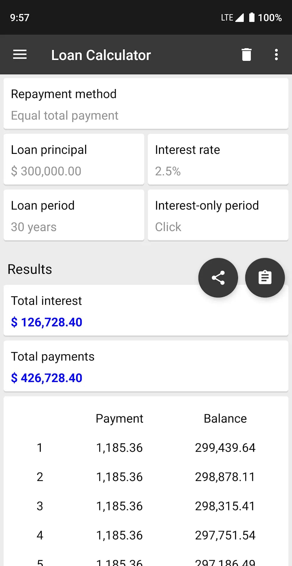 ClevCalc Calculator مهكر — لقطة شاشة 6