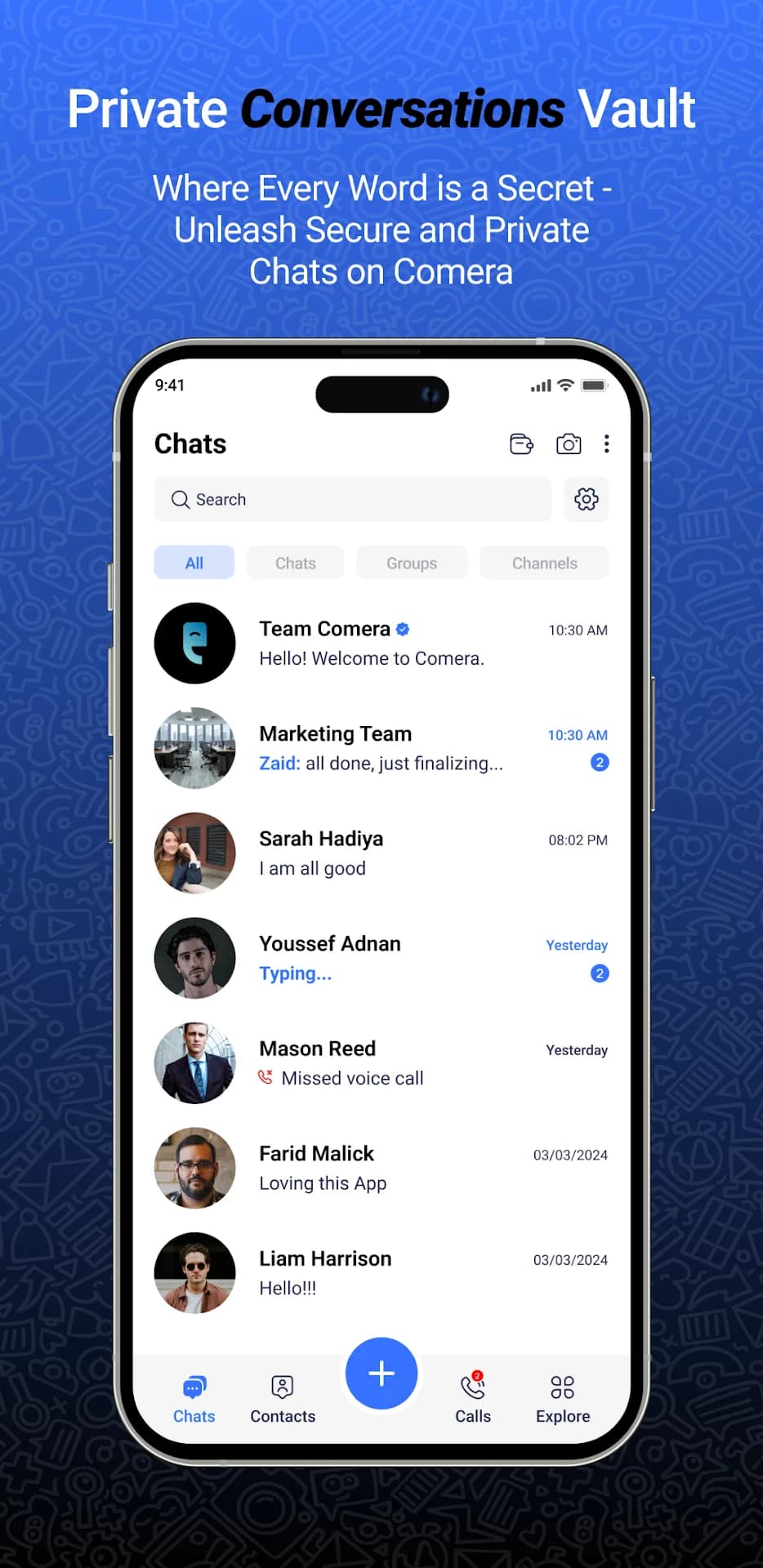 Comera Video Calls Chat مهكر — لقطة شاشة 1