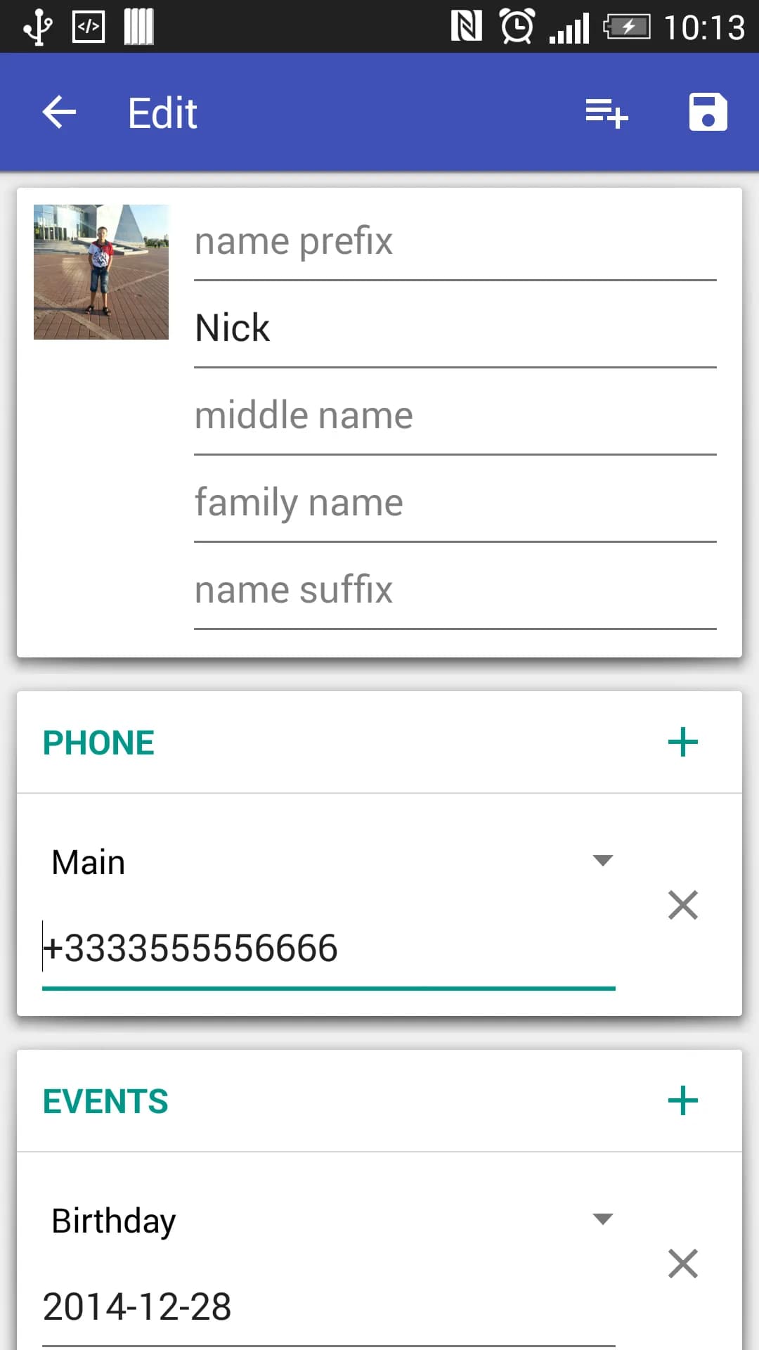 Contacts VCF مهكر — لقطة شاشة 4