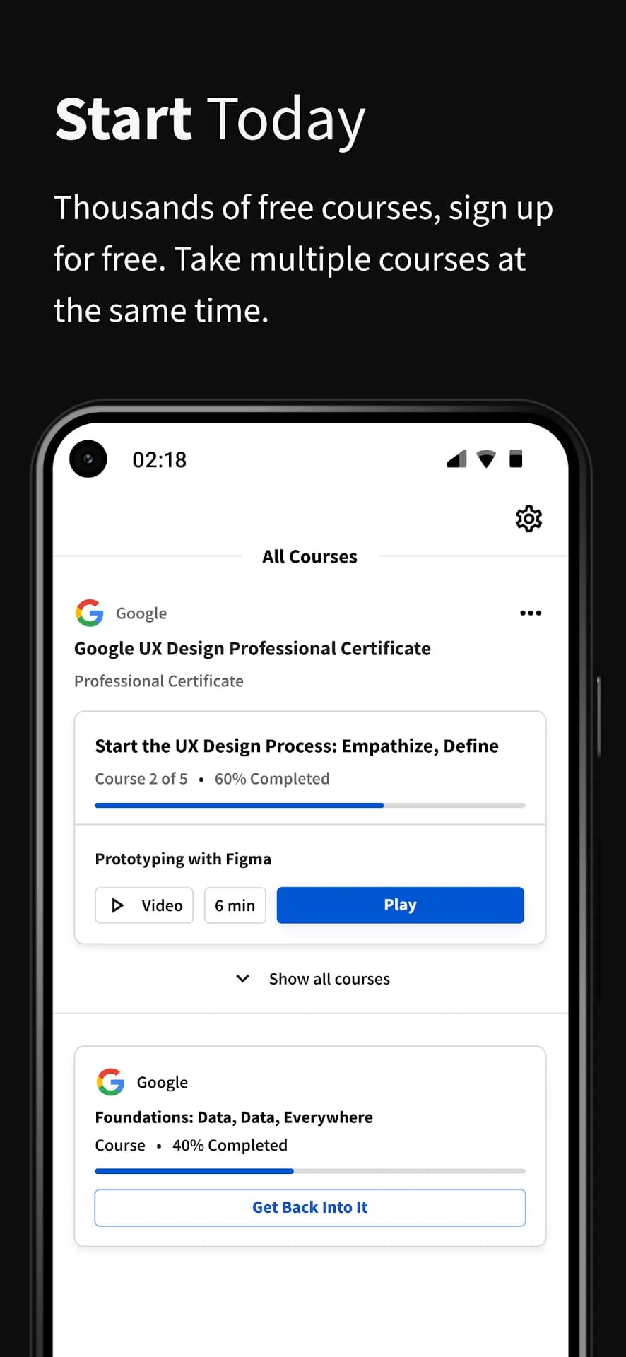 Coursera مهكر — لقطة شاشة 5