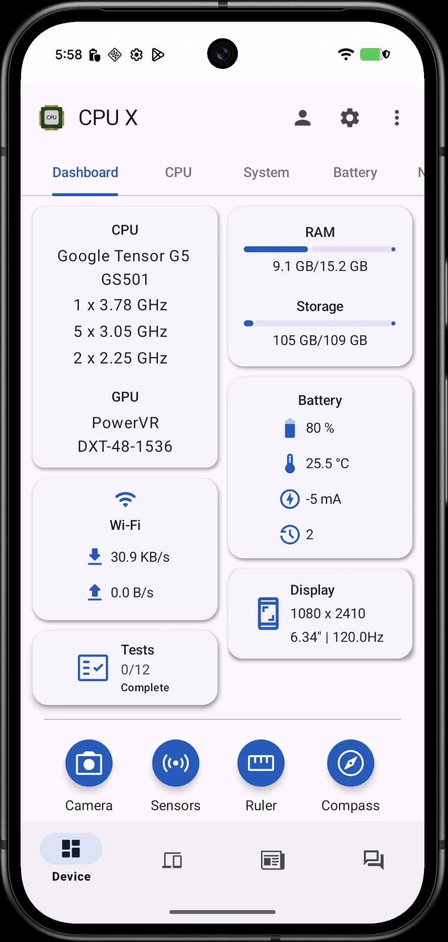 CPU X مهكر — لقطة شاشة 1