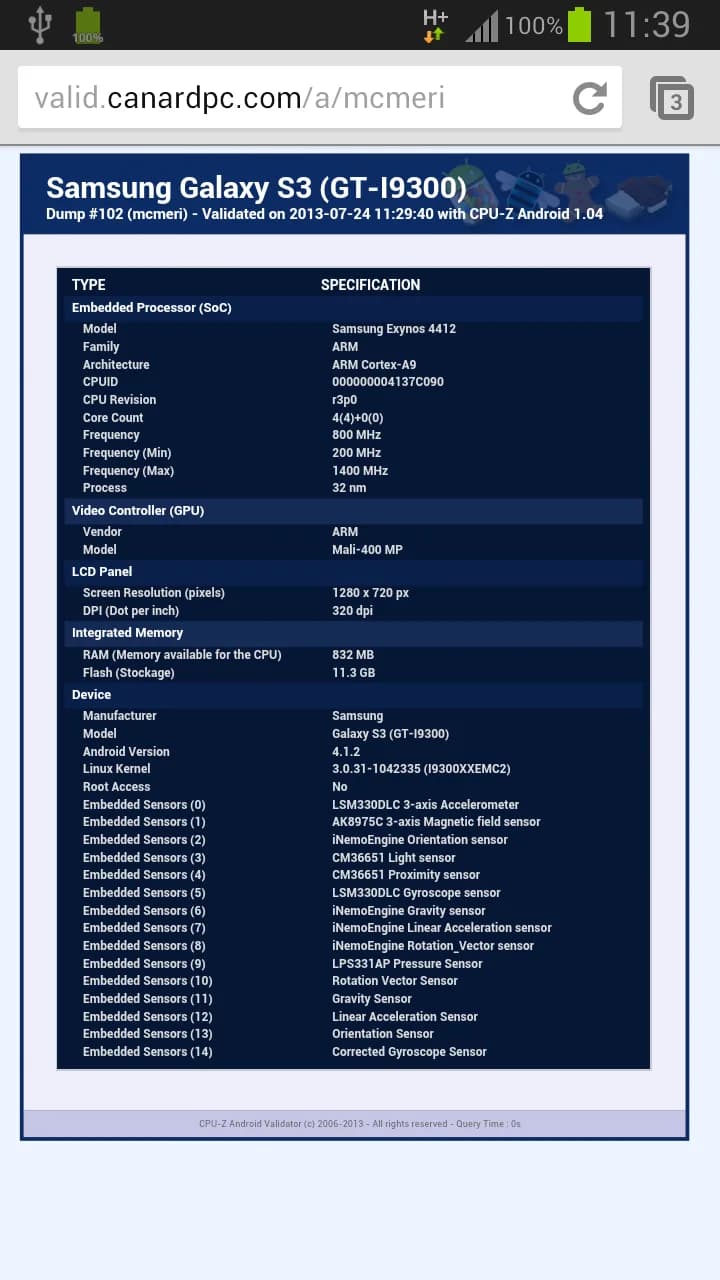 CPU-Z مهكر — لقطة شاشة 7