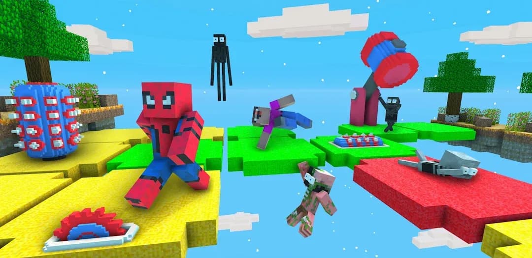 Craft Guys Stumble Run مهكرة — لقطة شاشة 1