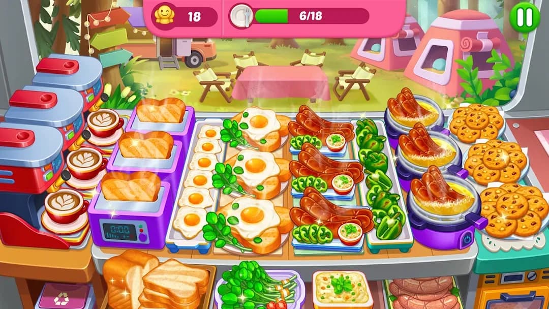 Crazy cooking diner مهكرة — لقطة شاشة 3