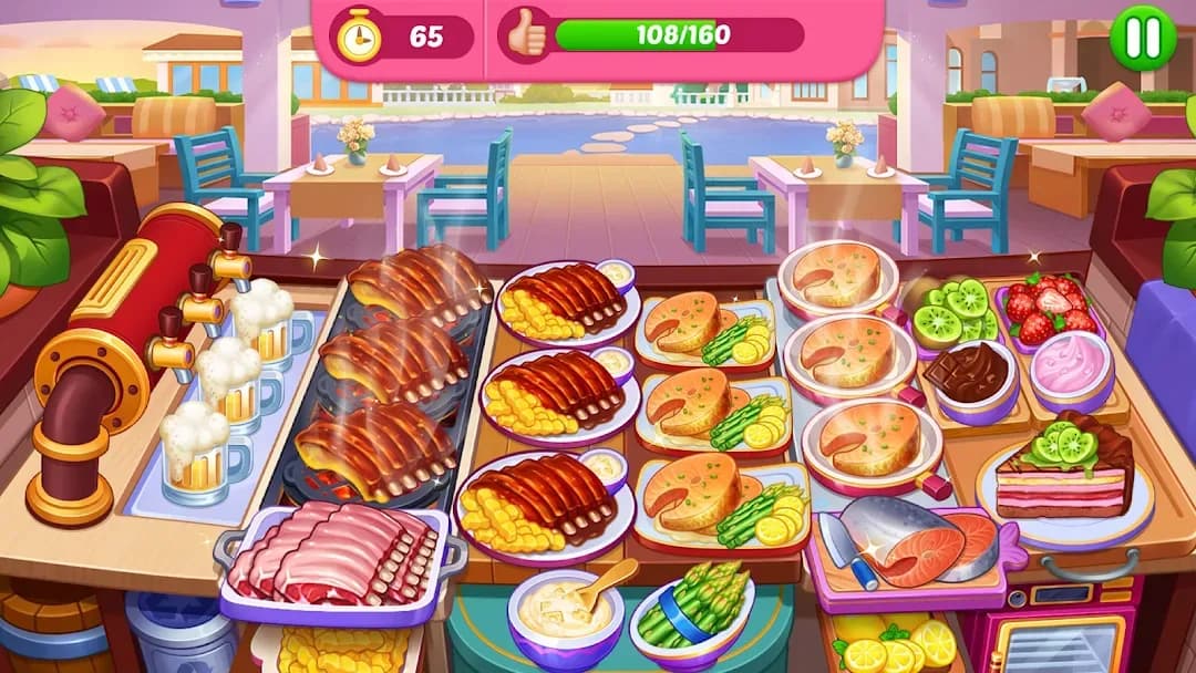 Crazy cooking diner مهكرة — لقطة شاشة 4