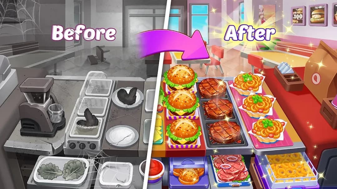 Crazy cooking diner مهكرة — لقطة شاشة 7