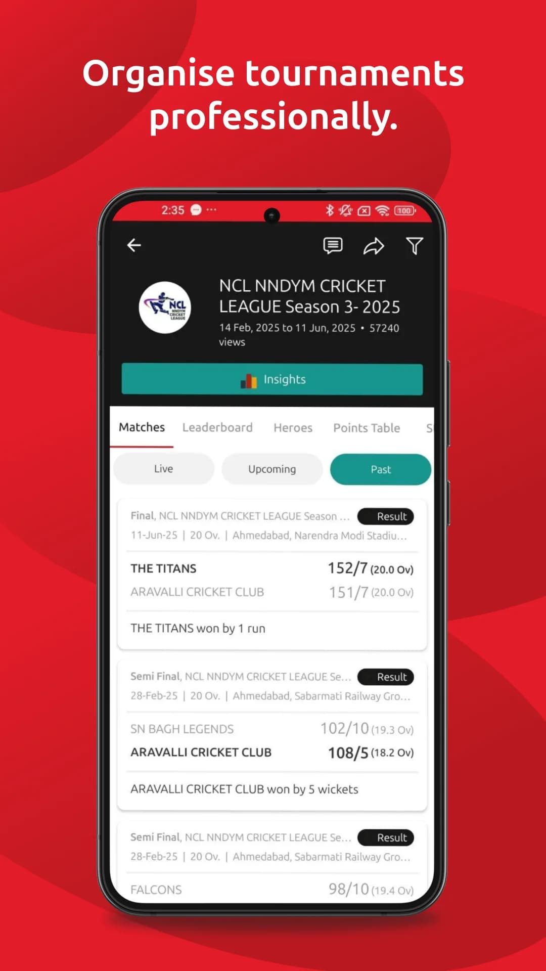 CricHeroes مهكر — لقطة شاشة 3