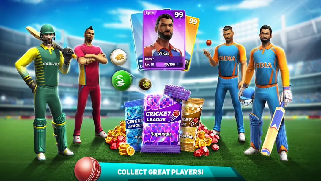 Cricket League مهكر — لقطة شاشة 4