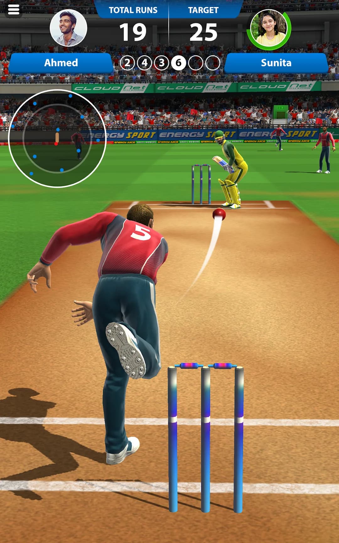 Cricket League مهكر — لقطة شاشة 8