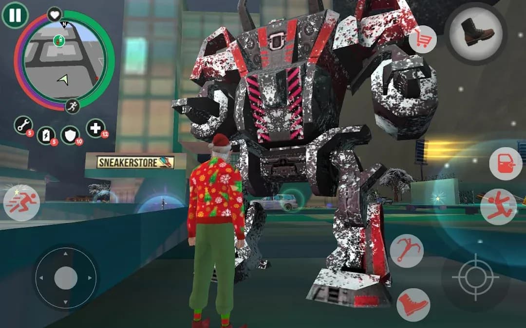 Crime Santa مهكرة — لقطة شاشة 8