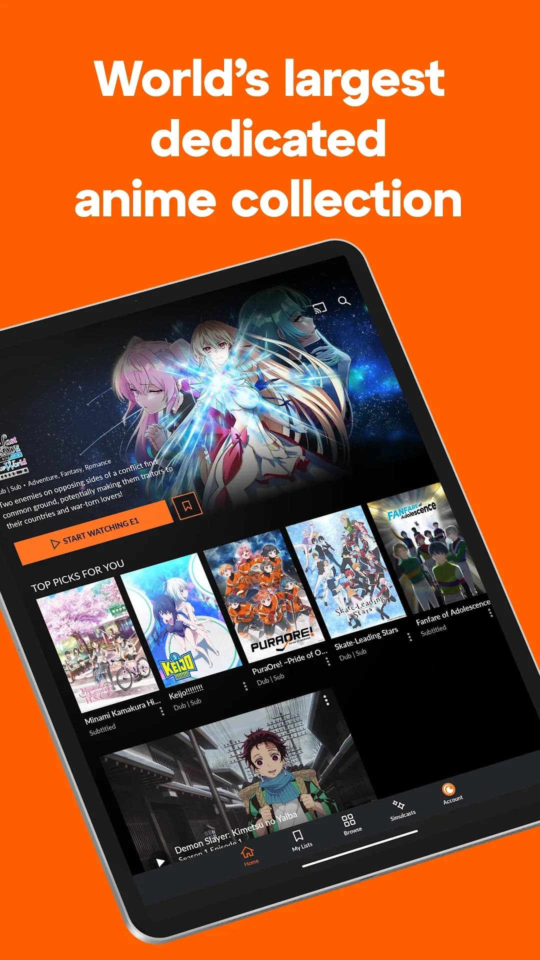 Crunchyroll مهكر — لقطة شاشة 7