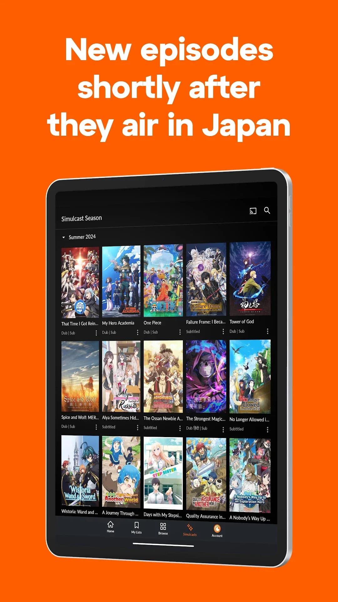 Crunchyroll مهكر — لقطة شاشة 8