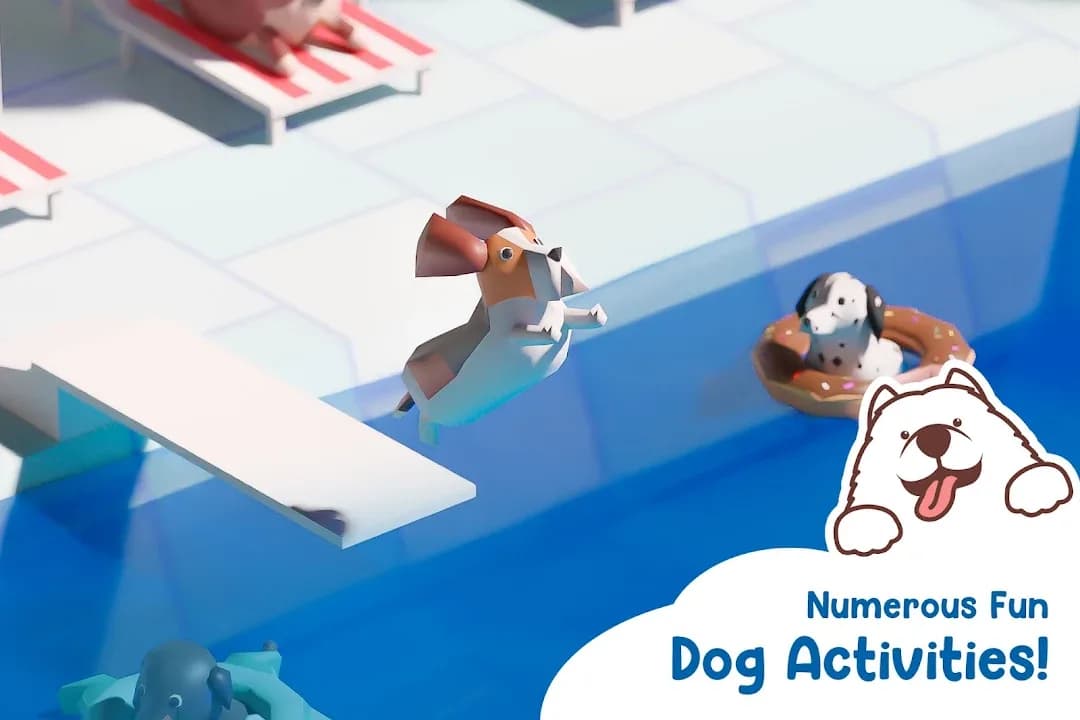 Dog Hotel Tycoon مهكر — لقطة شاشة 1