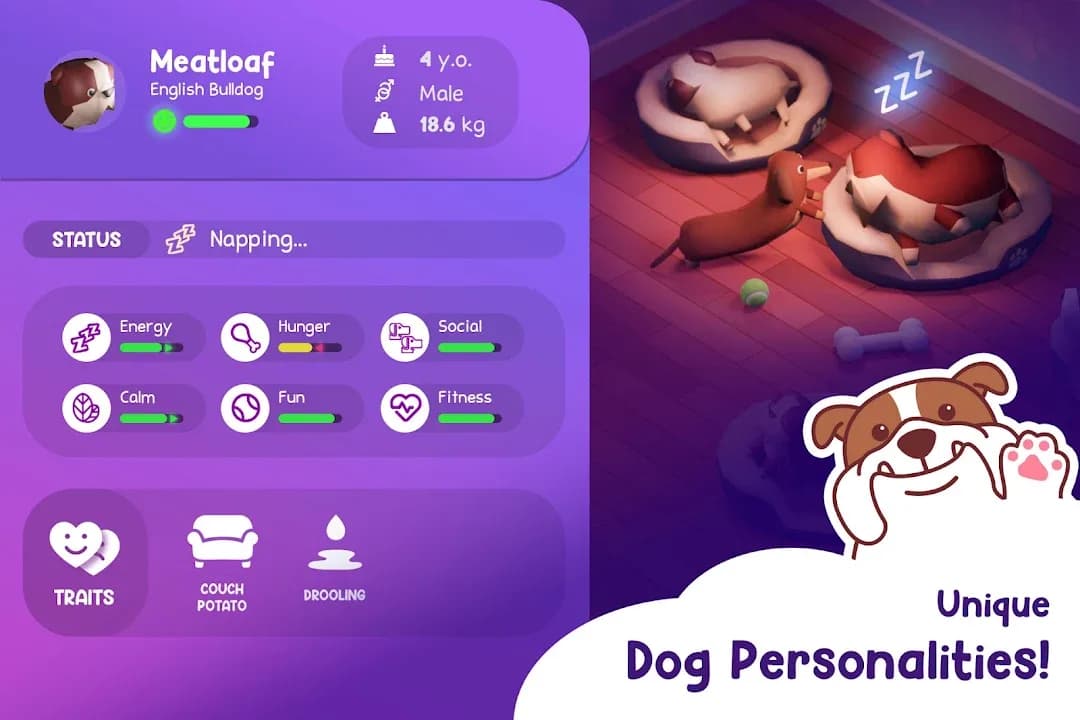 Dog Hotel Tycoon مهكر — لقطة شاشة 7