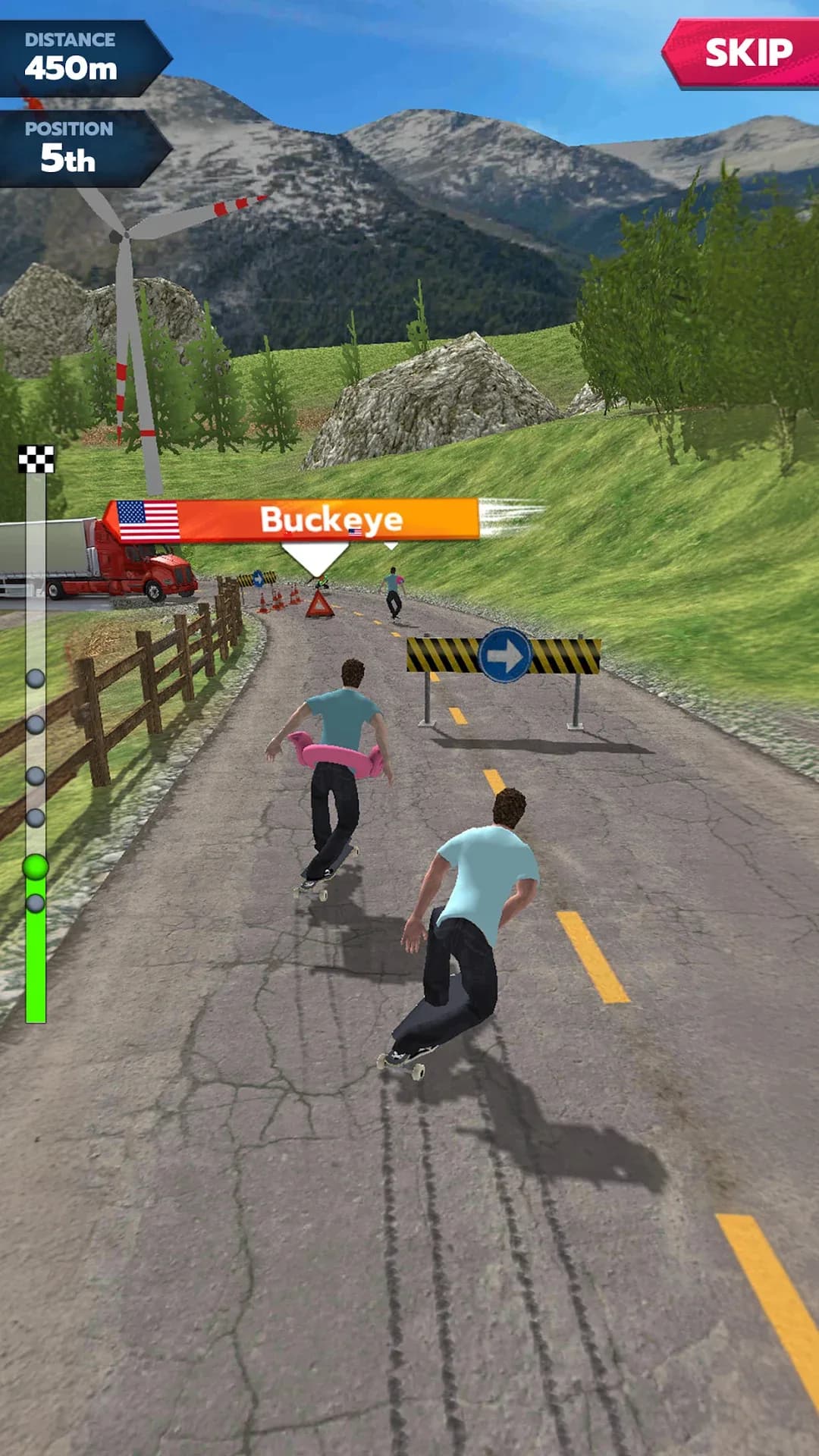 Downhill Race League مهكرة — لقطة شاشة 6