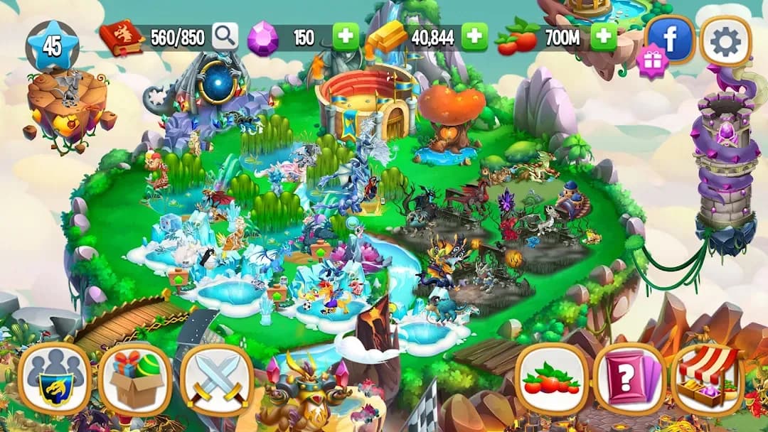 Dragon City مهكرة — لقطة شاشة 5