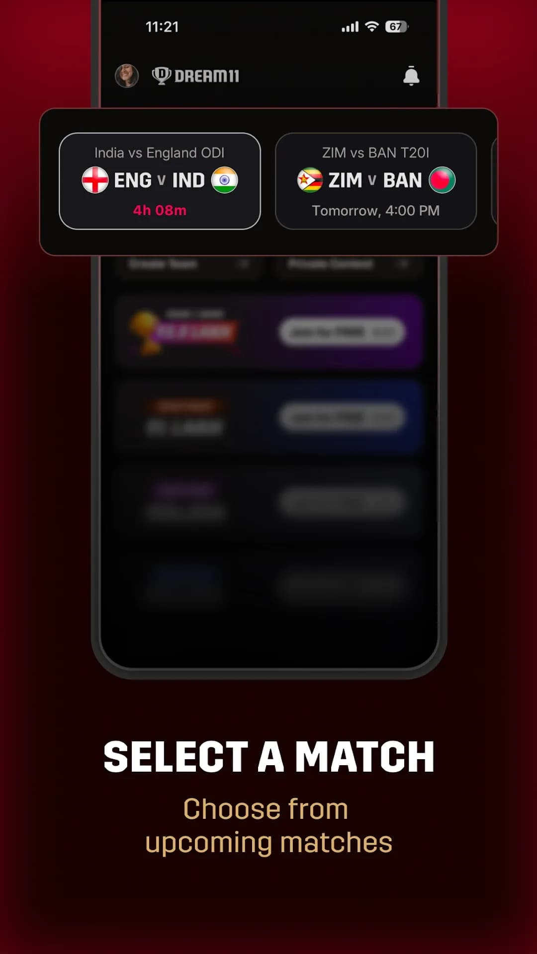 Dream11 مهكر — لقطة شاشة 2