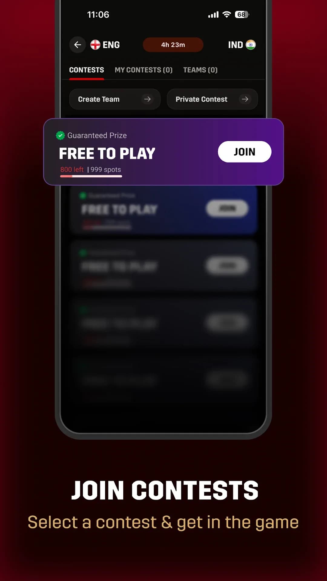 Dream11 مهكر — لقطة شاشة 4