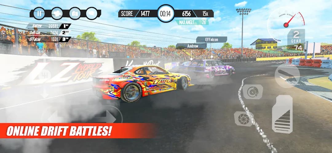 Drift Runner مهكرة — لقطة شاشة 1