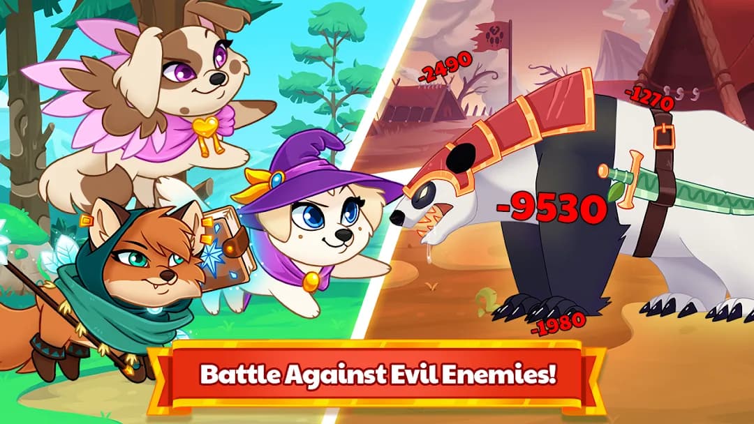 Dungeon Dogs مهكرة — لقطة شاشة 4