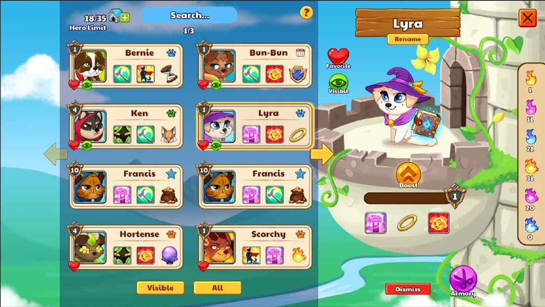 Dungeon Dogs مهكرة — لقطة شاشة 8