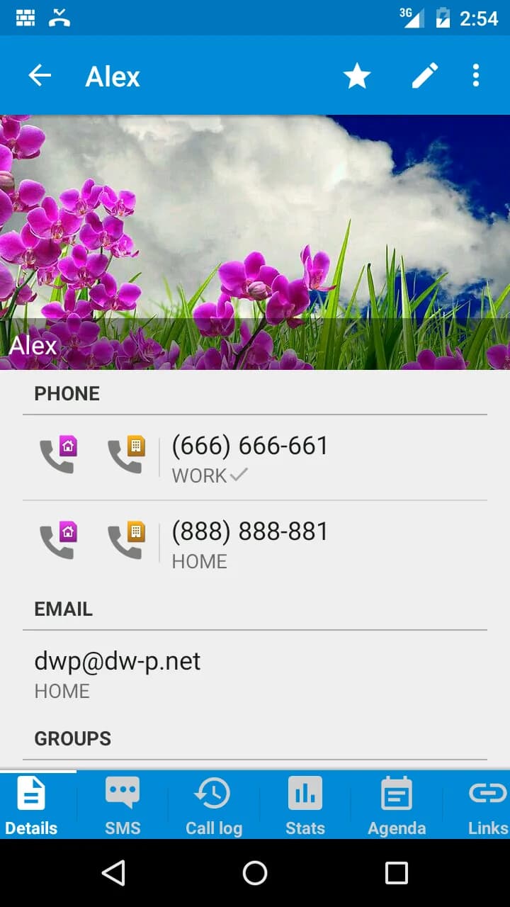 DW Contacts Phone SMS مهكر — لقطة شاشة 4