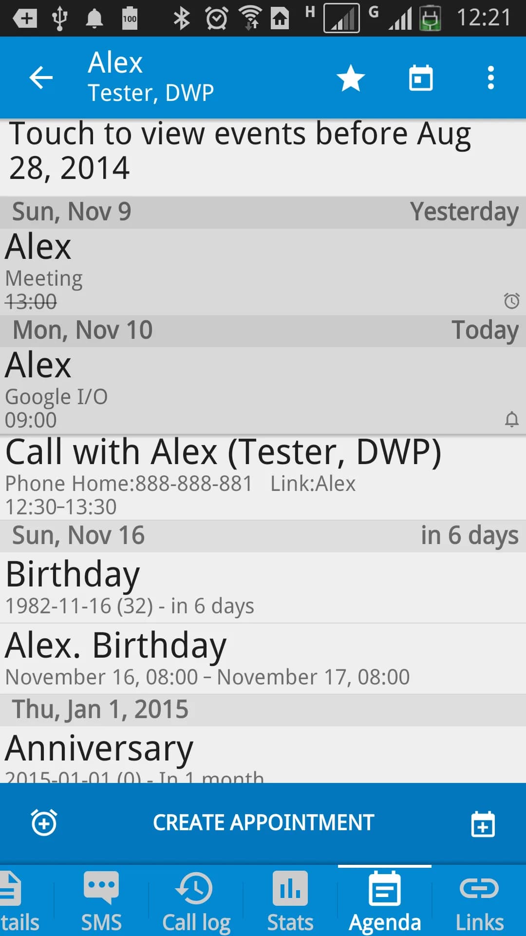 DW Contacts Phone SMS مهكر — لقطة شاشة 5