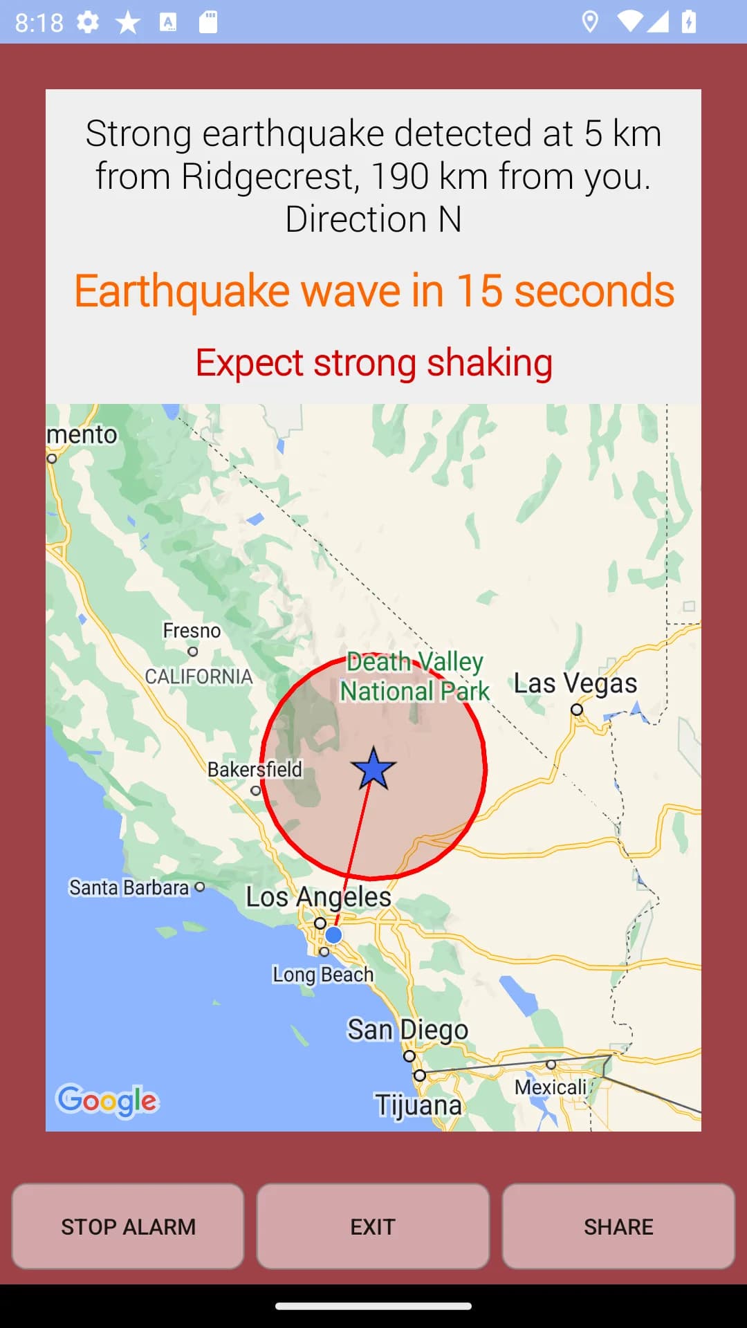 Earthquake network Pro مهكر — لقطة شاشة 1