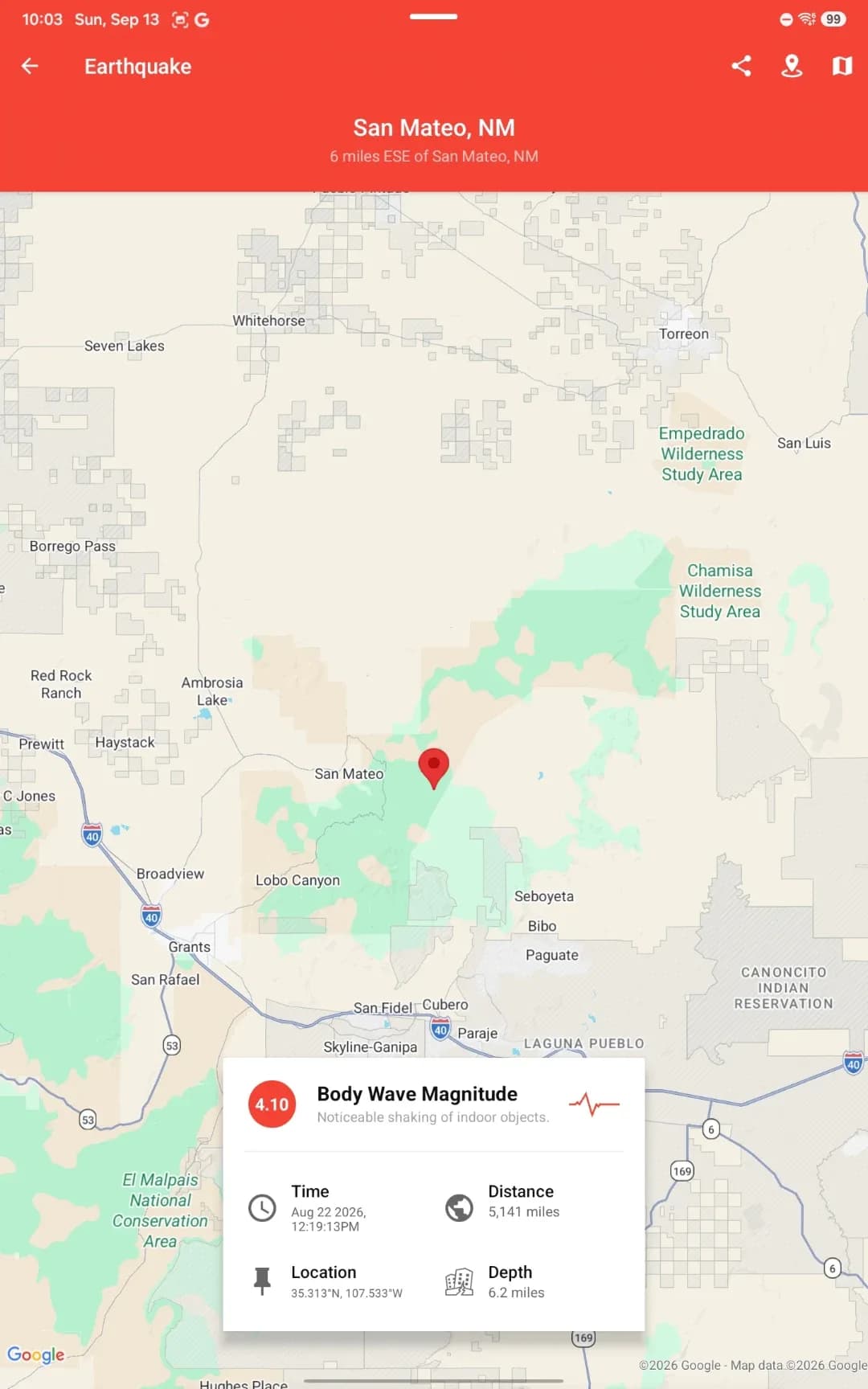 My Earthquake Alerts مهكر — لقطة شاشة 5