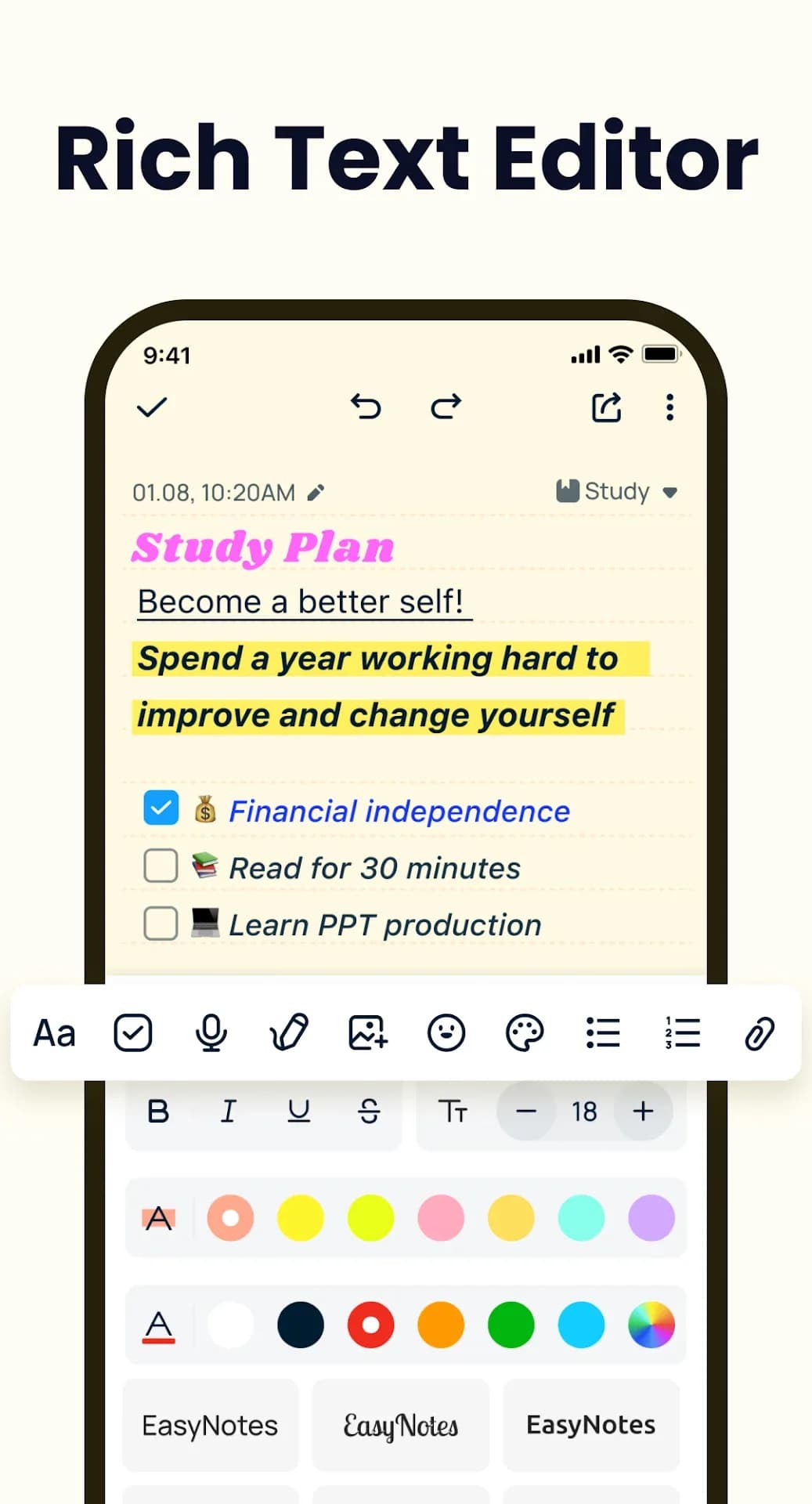 Easy Notes Vip مهكر — لقطة شاشة 3