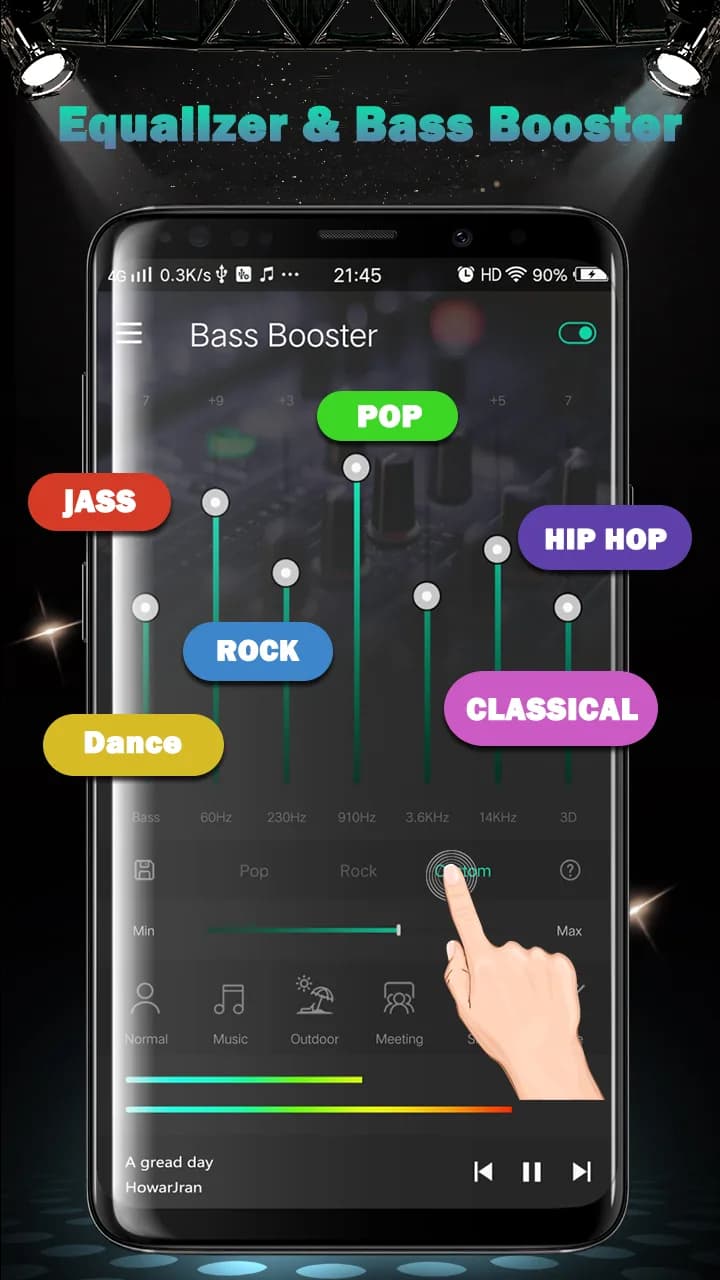 Equalizer FX Pro مهكر — لقطة شاشة 1