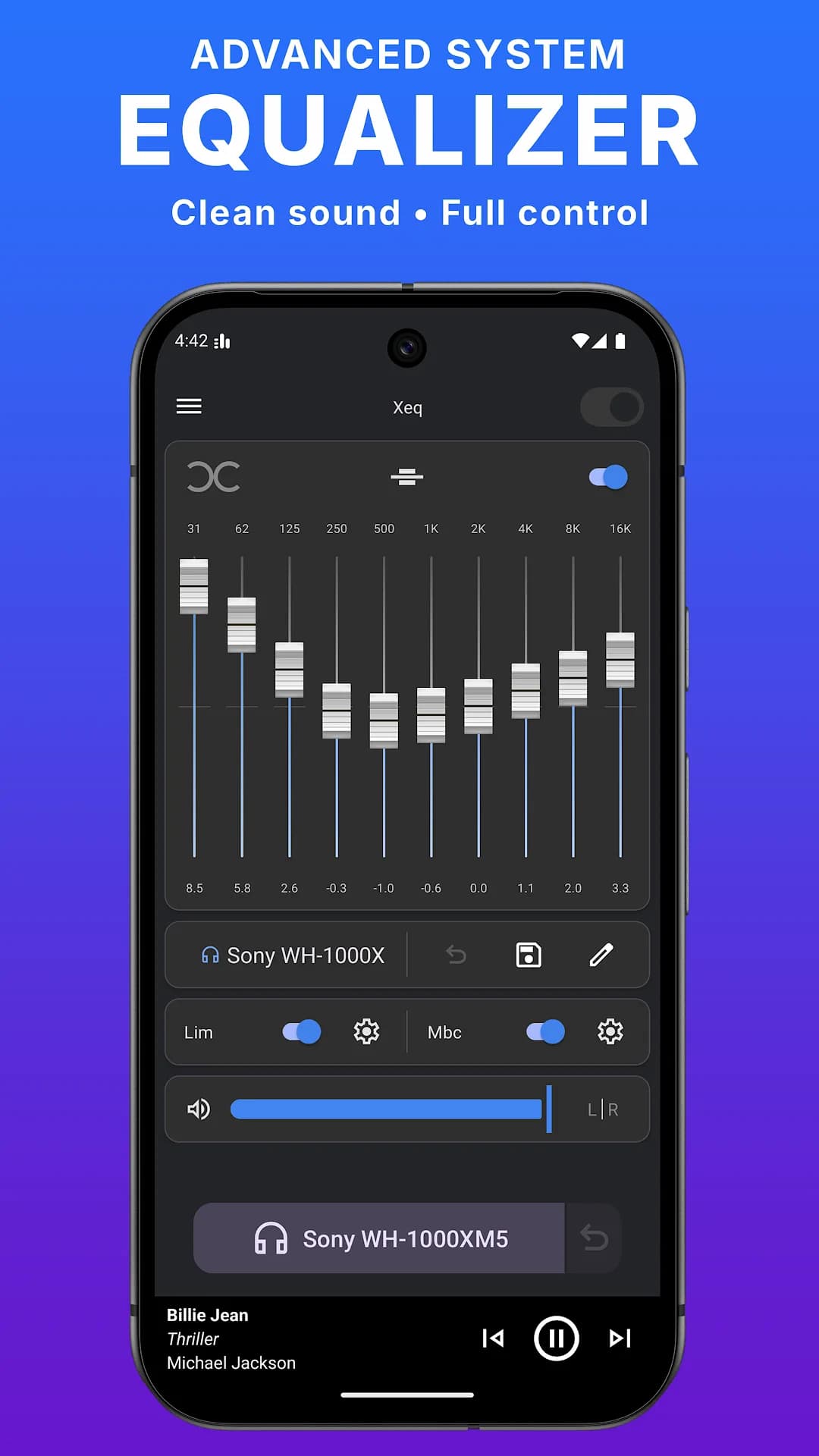 Equalizer XEQ مهكر — لقطة شاشة 1