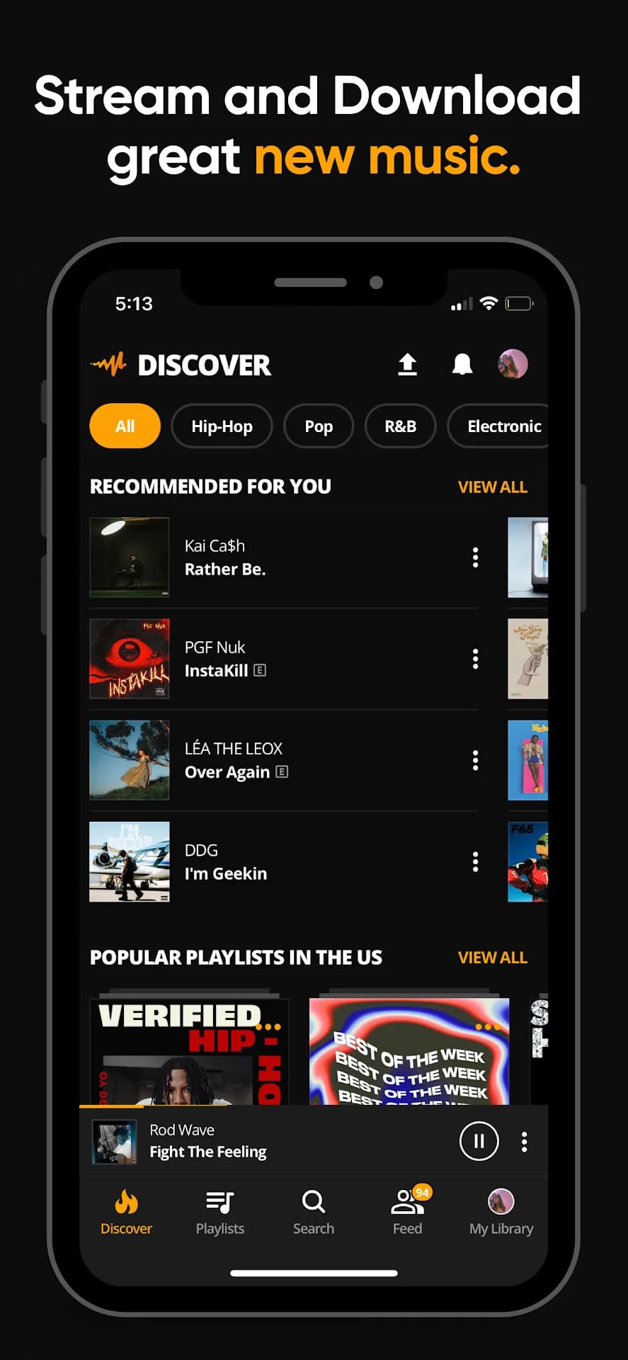 eSound Music مهكر — لقطة شاشة 1