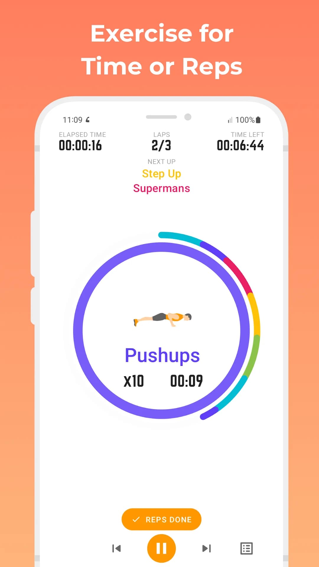 Exercise Timer مهكر — لقطة شاشة 4