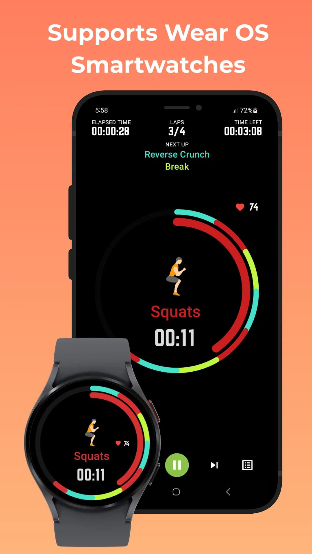 Exercise Timer مهكر — لقطة شاشة 7