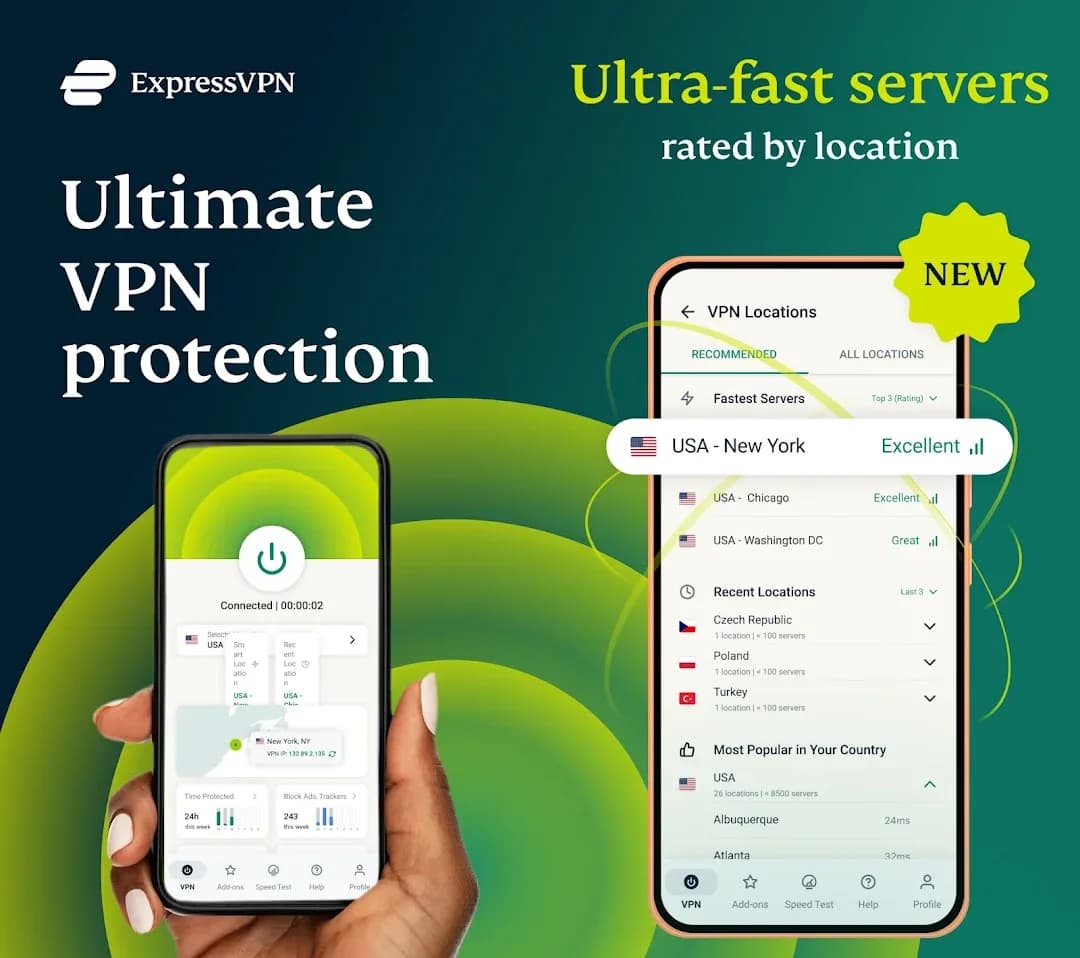 Express VPN مهكر — لقطة شاشة 1