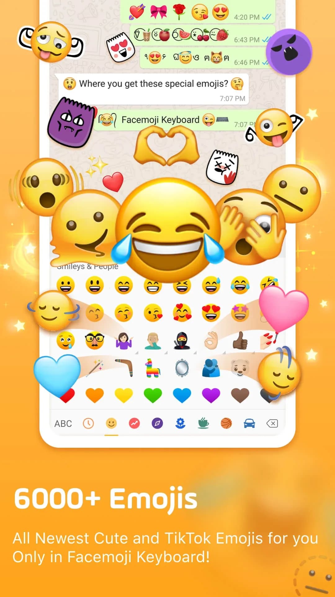 Facemoji Keyboard مهكر — لقطة شاشة 3