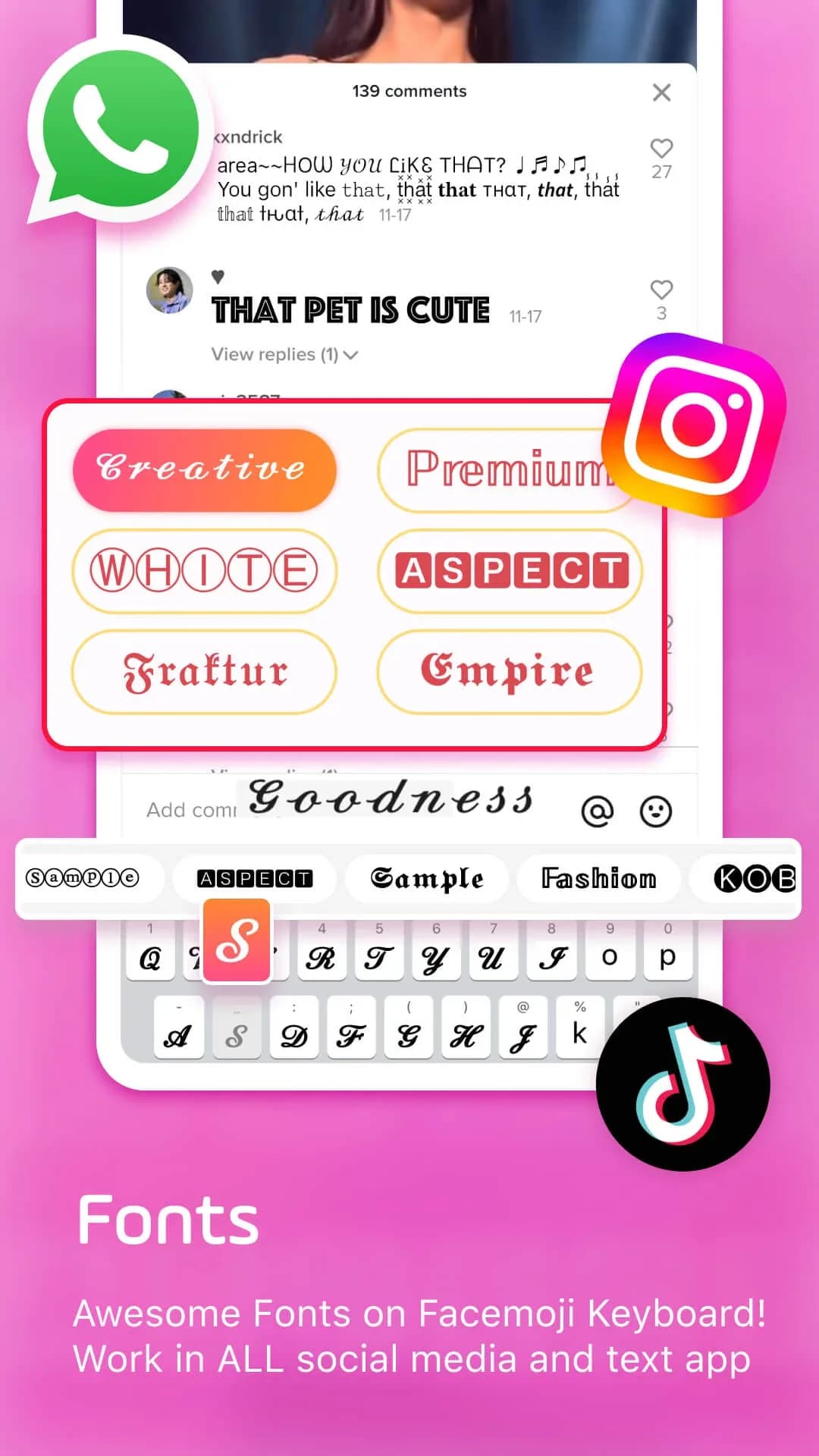 Facemoji Keyboard مهكر — لقطة شاشة 4