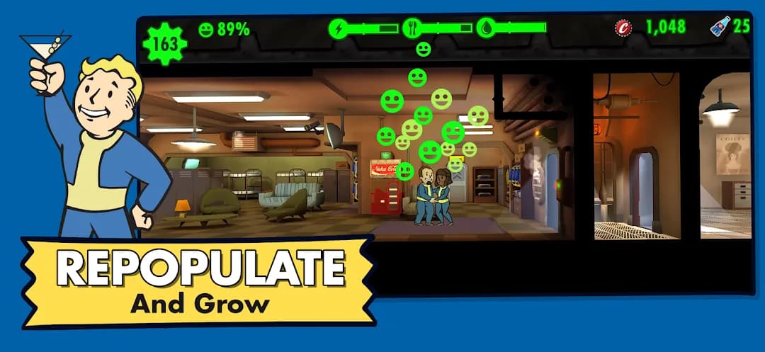 Fallout Shelter مهكرة — لقطة شاشة 6