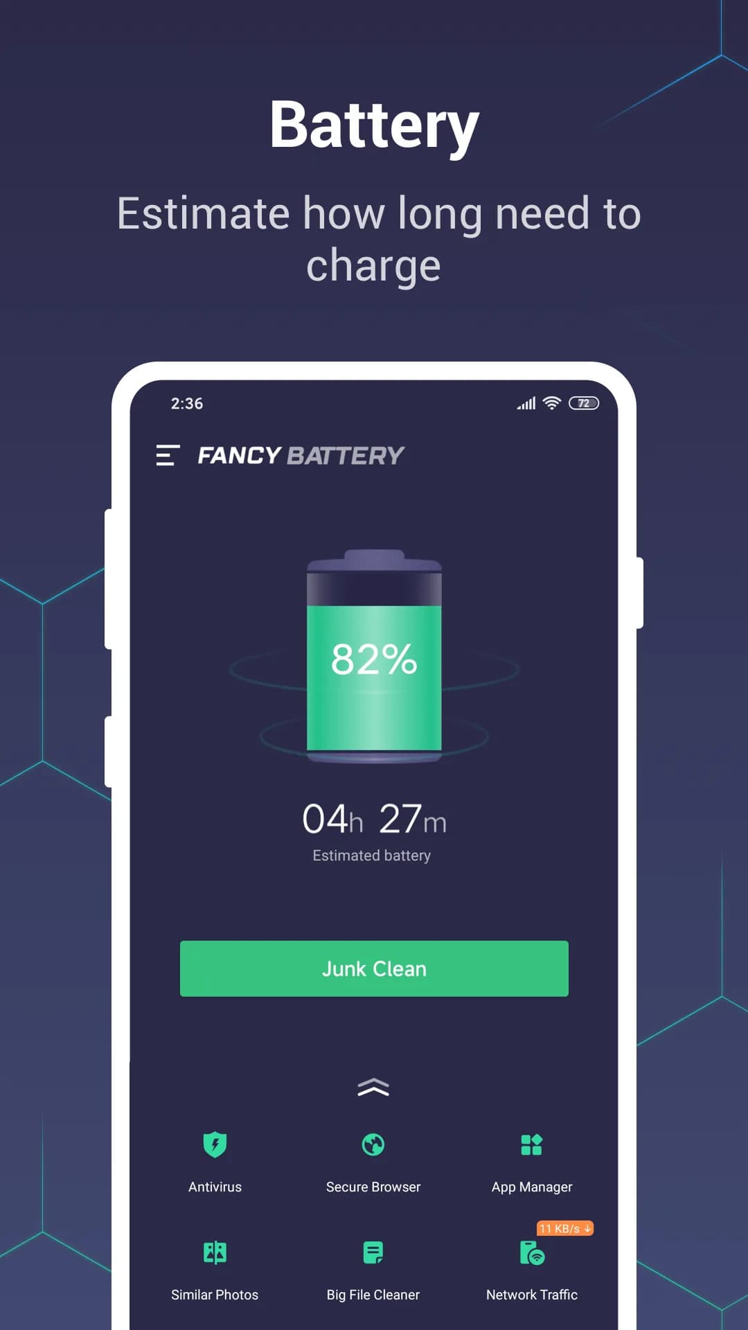 Fancy Battery مهكر — لقطة شاشة 1