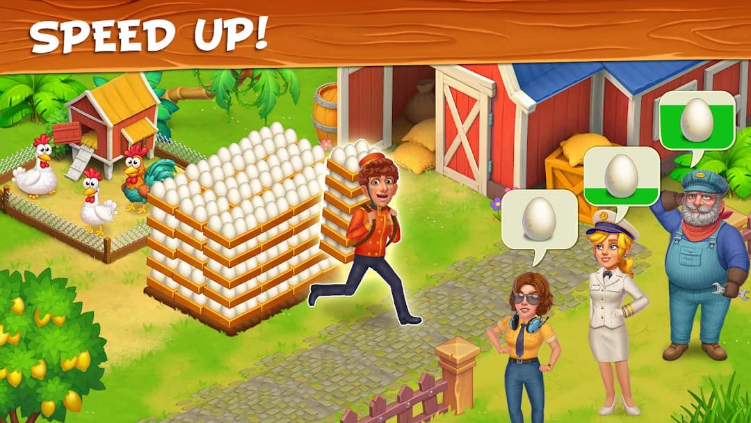Farm Island مهكرة — لقطة شاشة 2