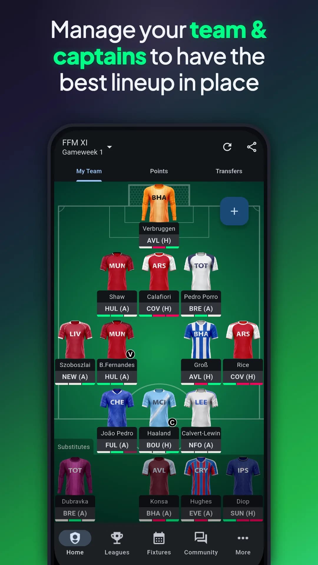 Fantasy Football Manager مهكر — لقطة شاشة 1