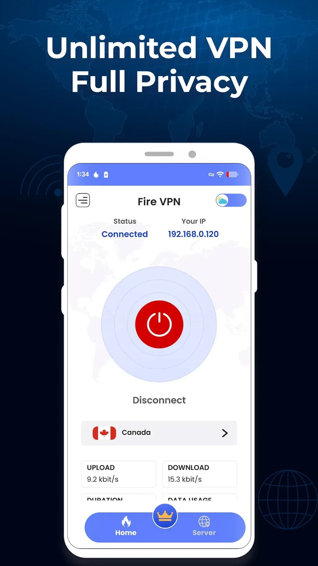 Fire VPN مهكر — لقطة شاشة 5