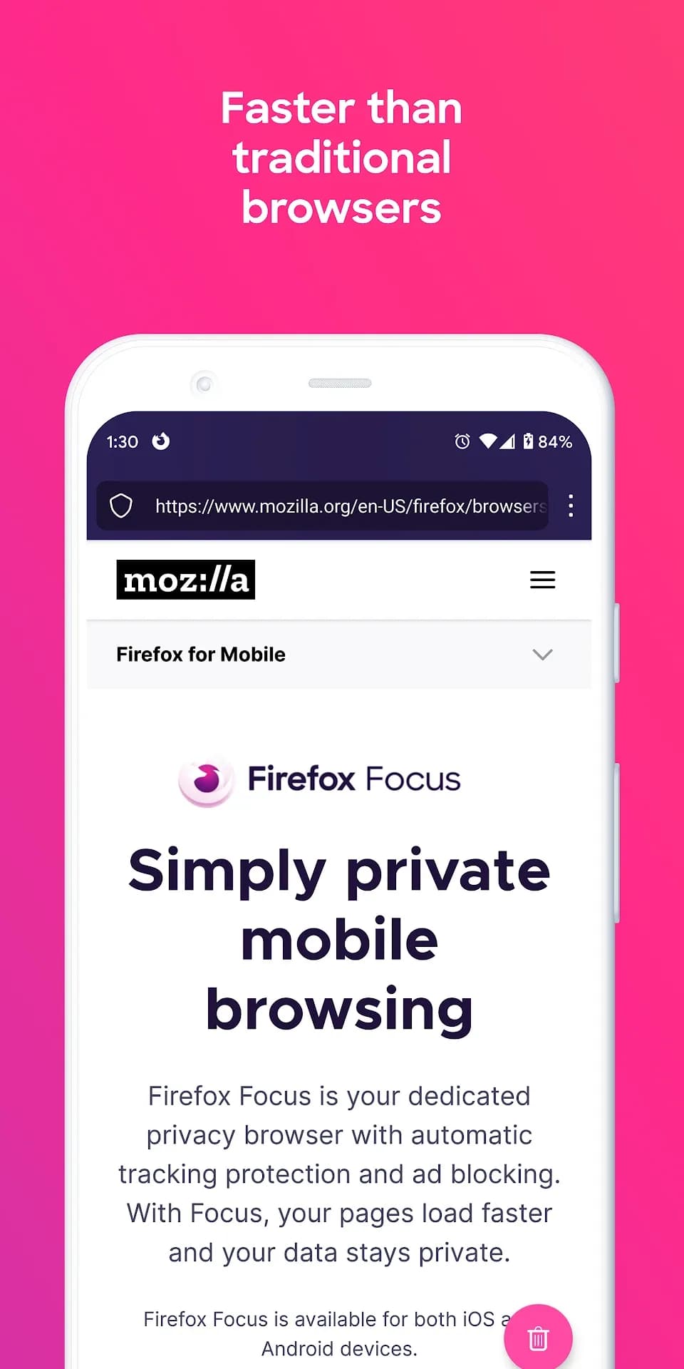 Firefox Focus مهكر — لقطة شاشة 4
