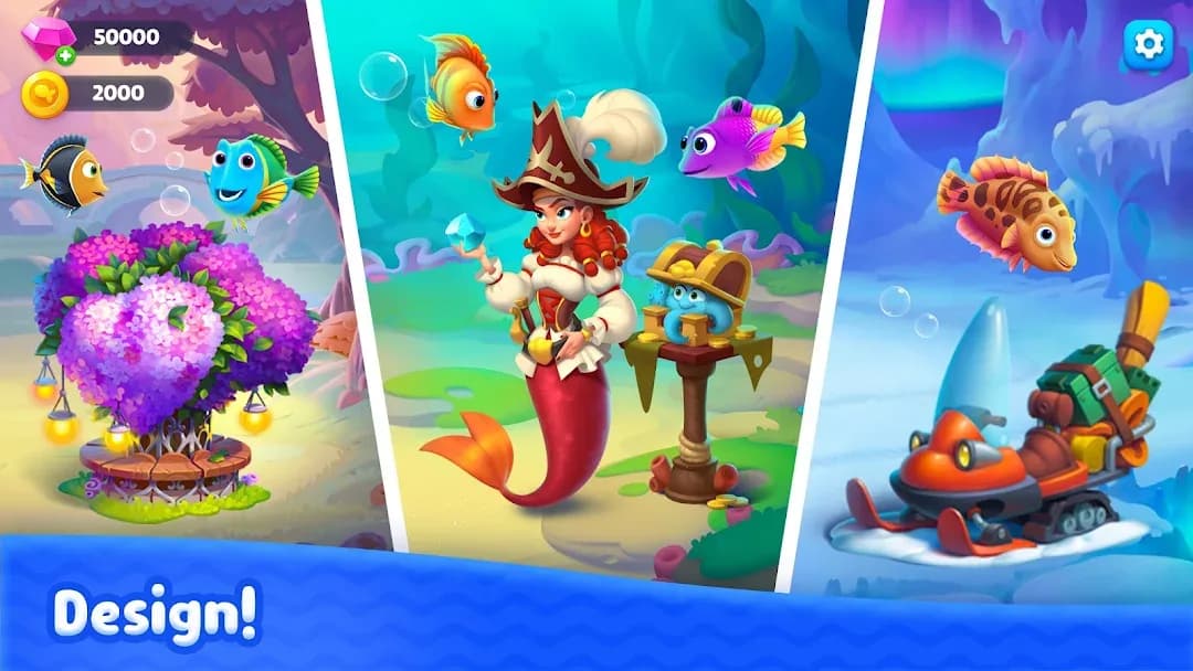 Fishdom Solitaire مهكرة — لقطة شاشة 4